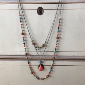 Boho beaded necklace